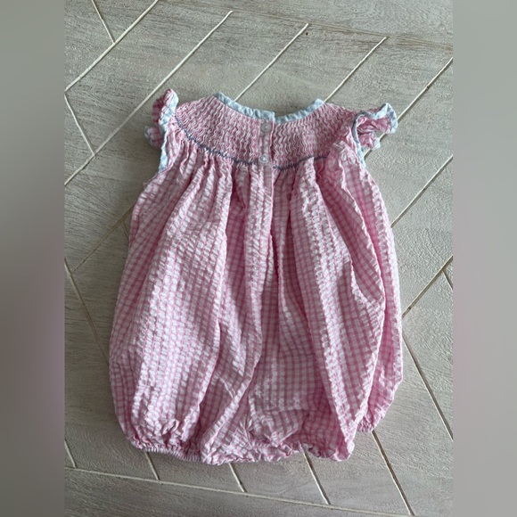 Easter Stelly Belly/ Southern smocked one piece outfit size 18m - Picture 3 of 4